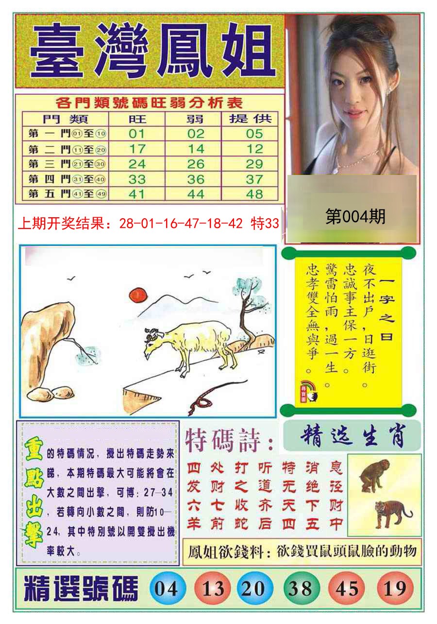 2025004期台湾凤姐