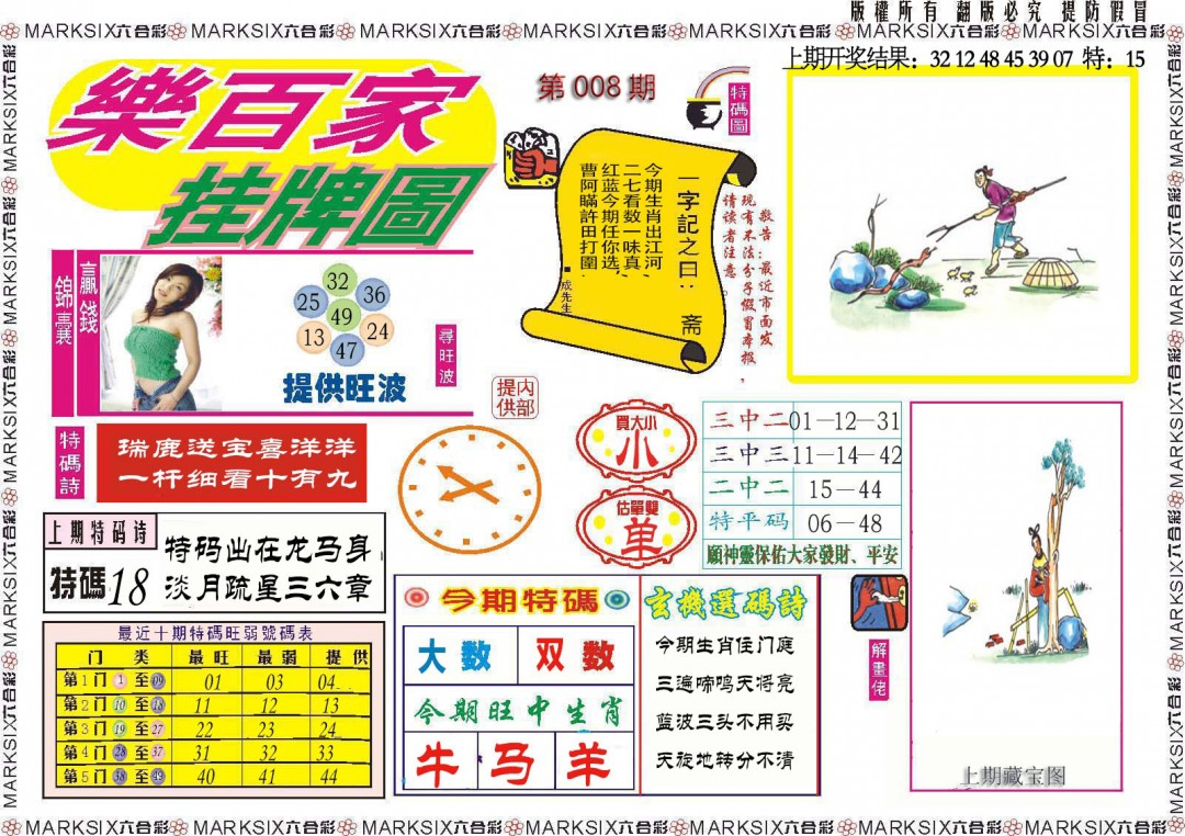 2025008期乐百家挂牌图