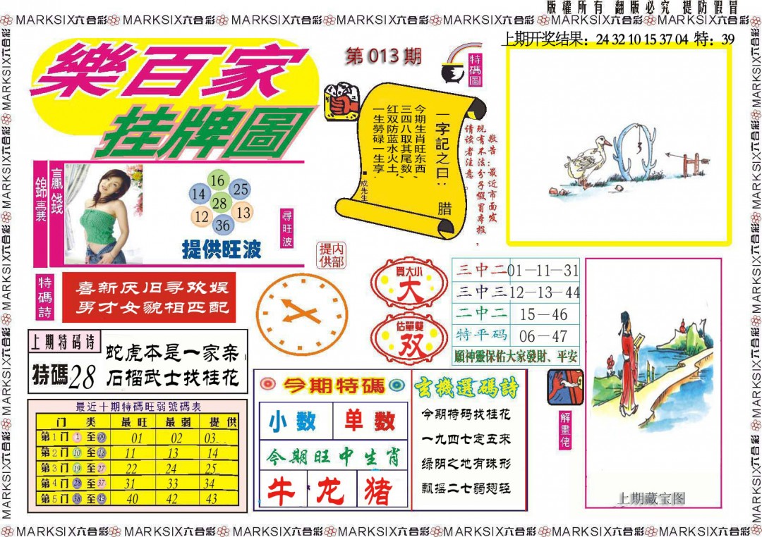 2025013期乐百家挂牌图