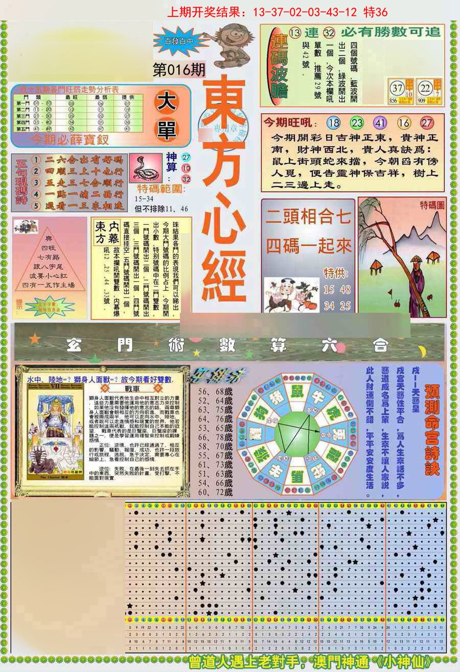 2025016期(新版)东方心经A