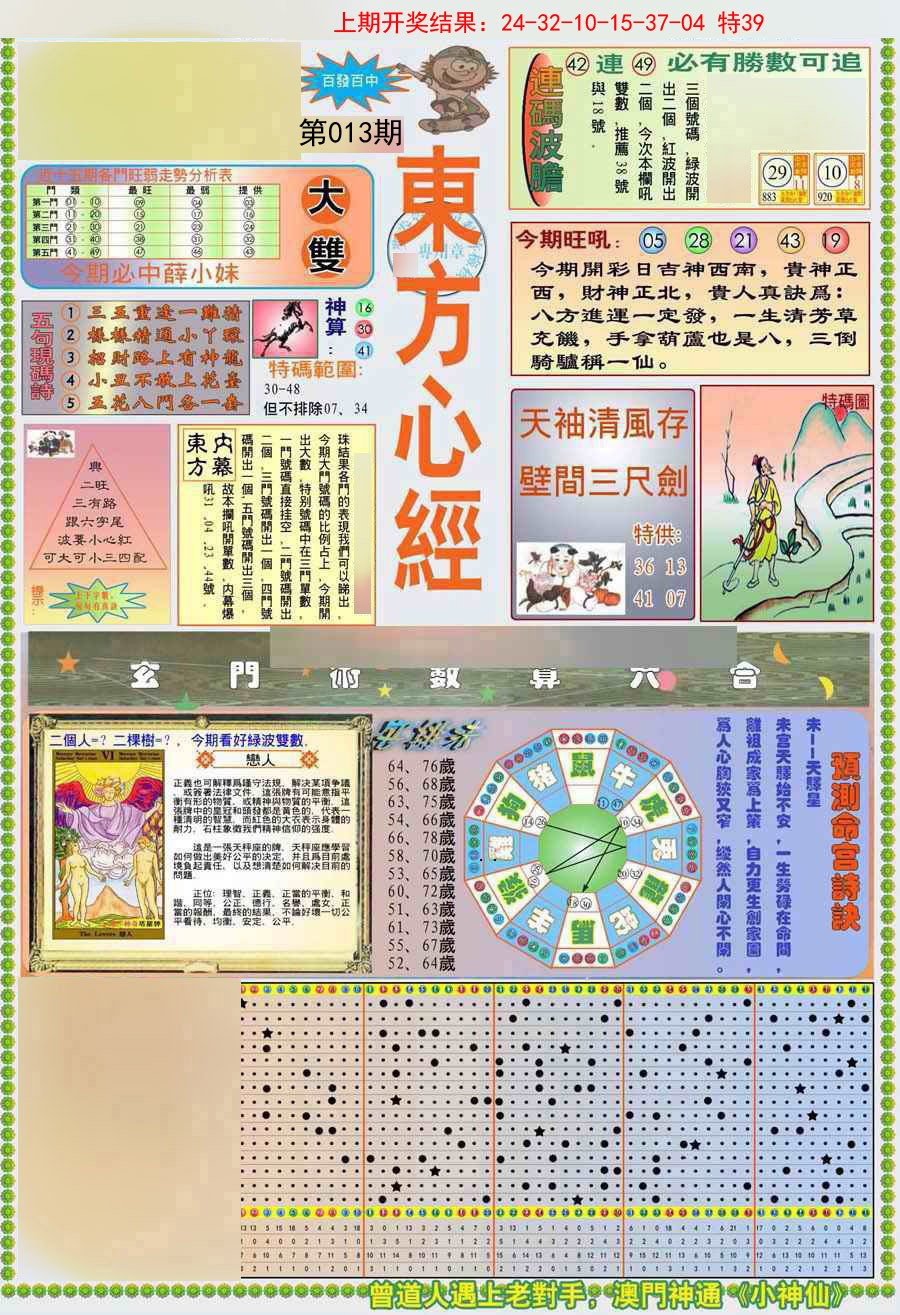 2025013期(新版)东方心经A