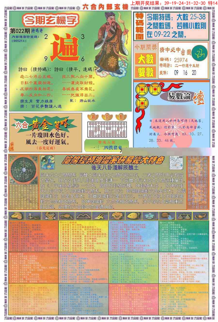 2025022期(新版)内部玄机B