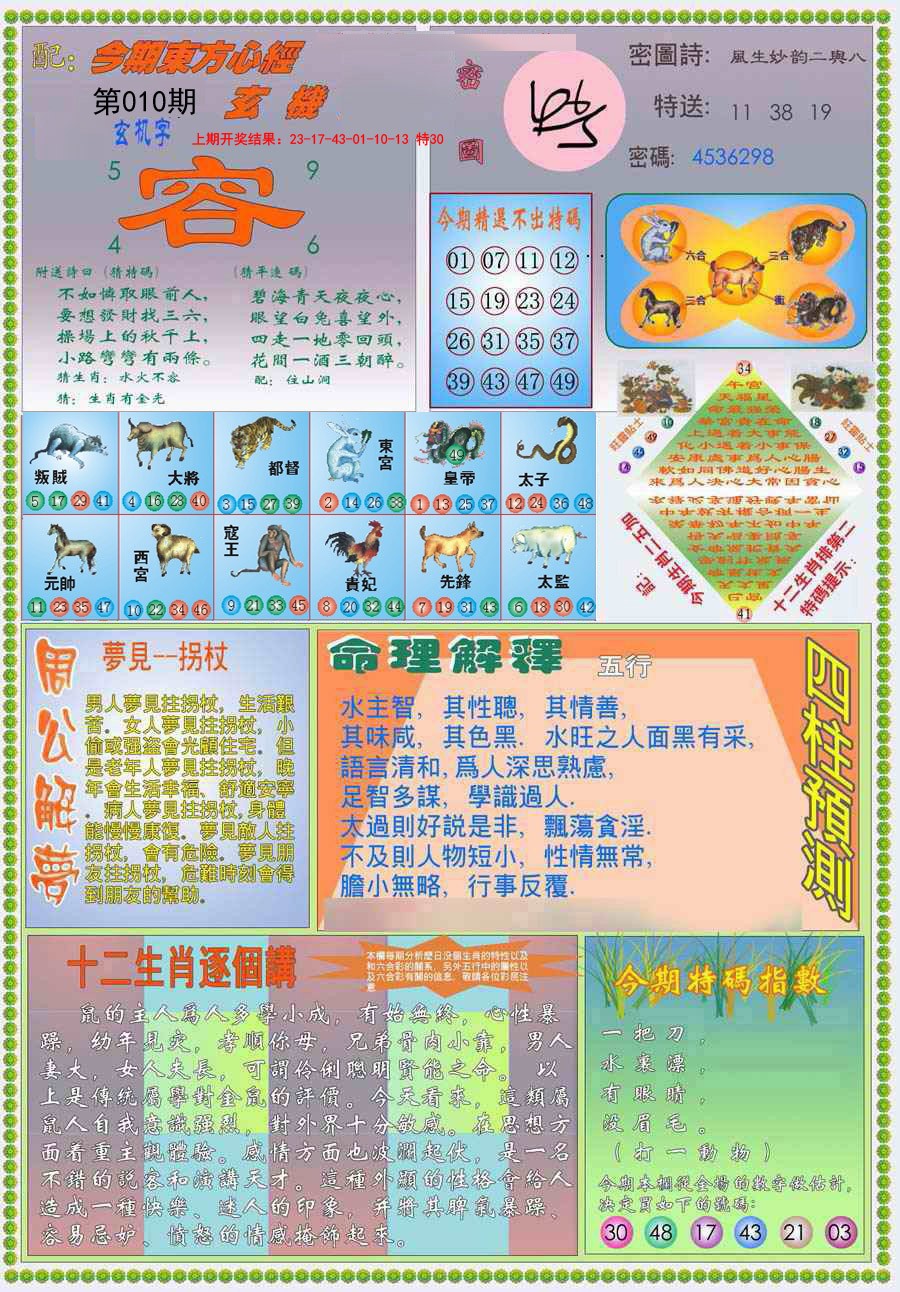 2025010期(新版)东方心经B