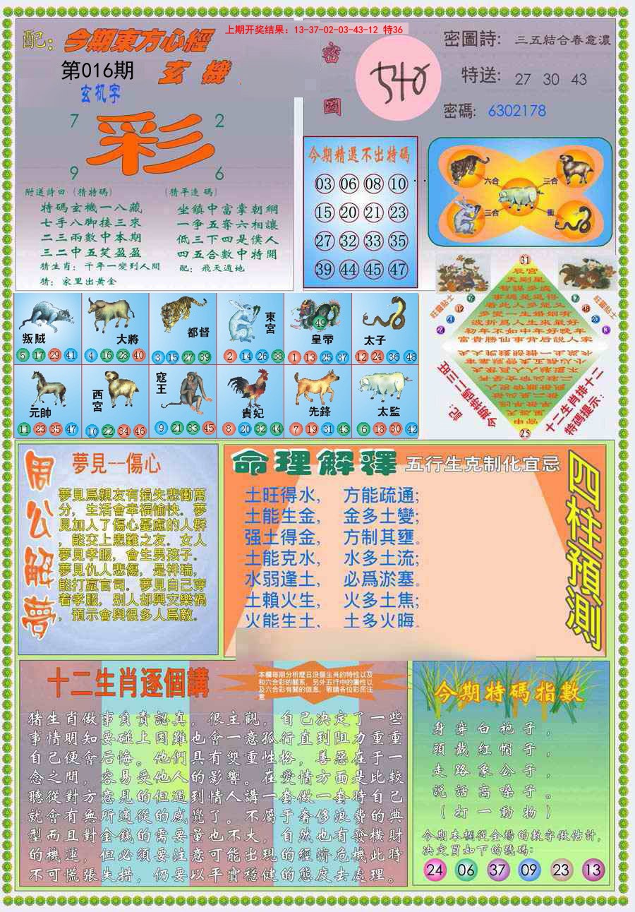 2025016期(新版)东方心经B