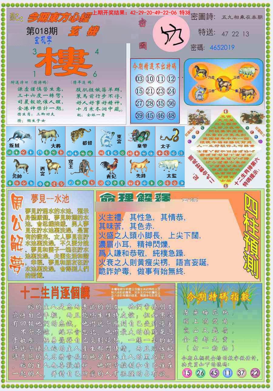 2025018期(新版)东方心经B
