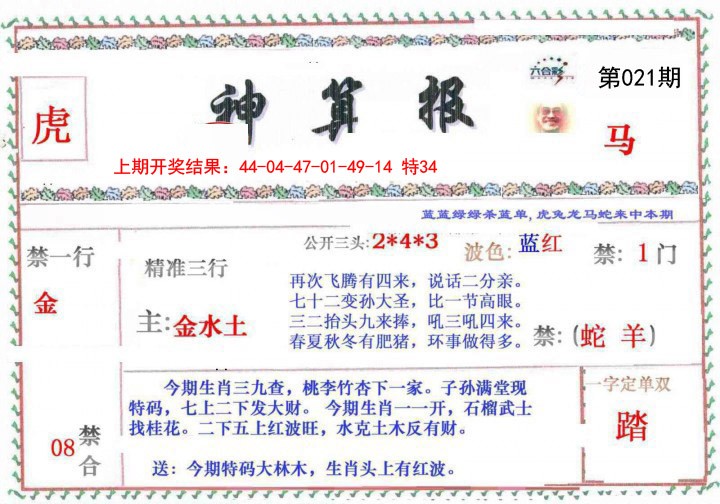 2025021期神算報