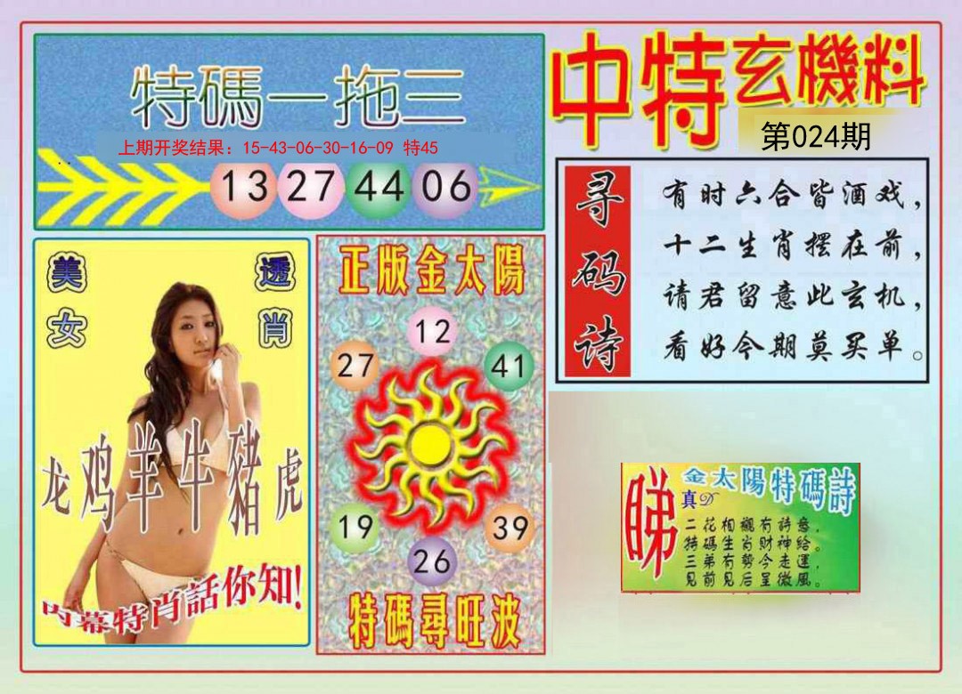 2025024期中特玄机料