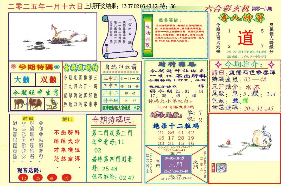 2025016期六合玄机