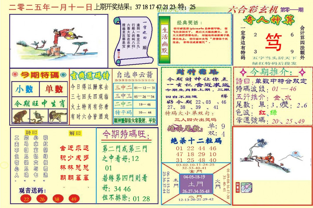 2025011期六合玄机