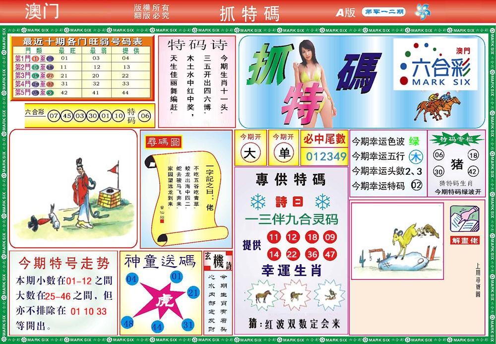 2025012期118抓特码A