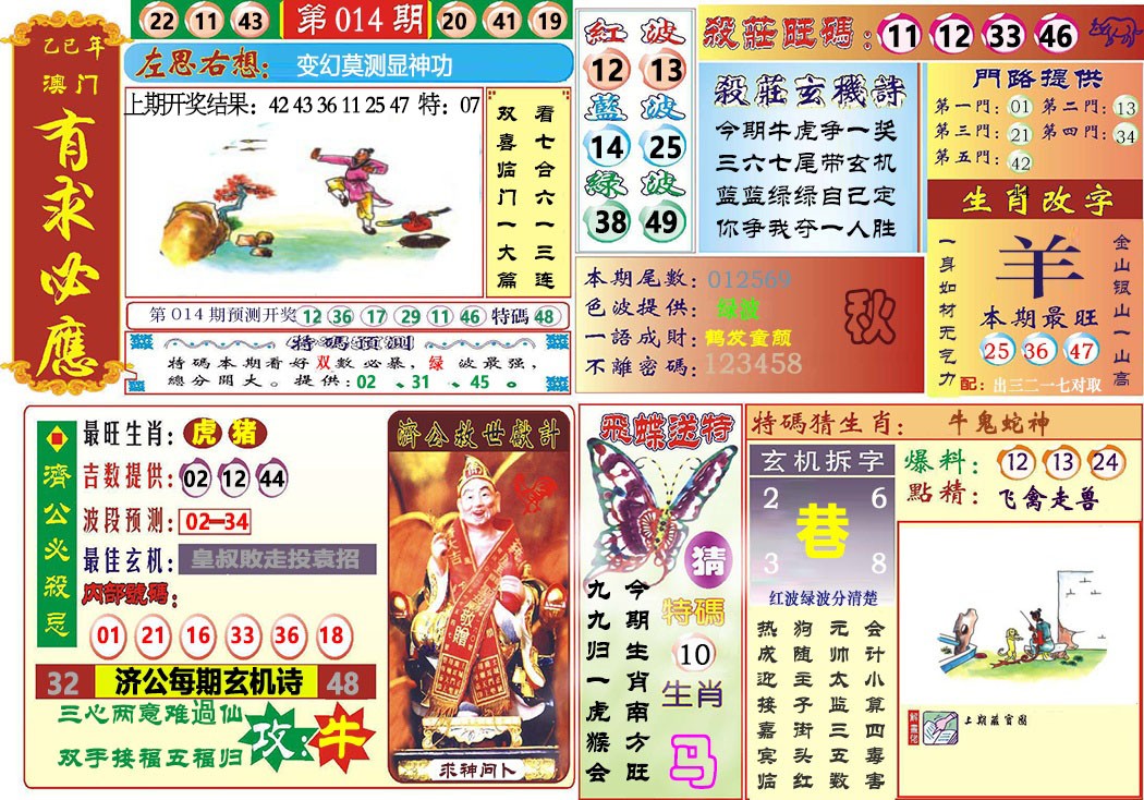 2025014期118有求必应