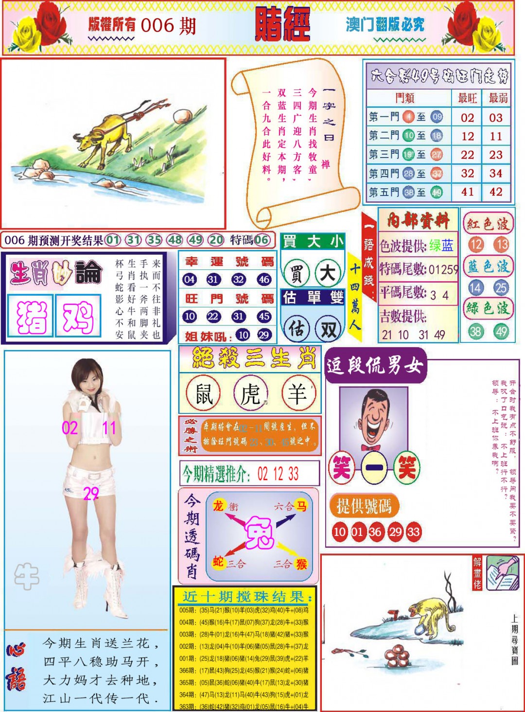 2025006期118赌经