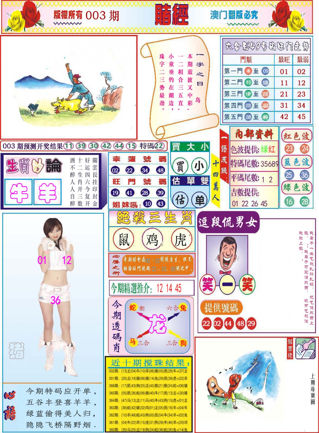 2025003期118赌经