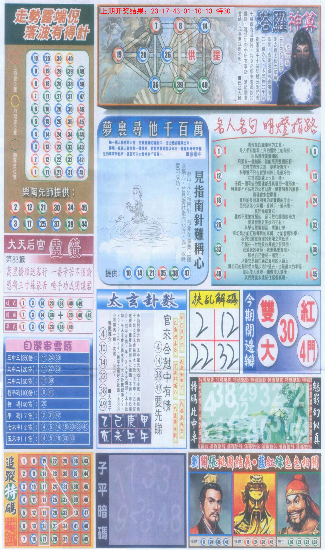 2025010期新报跑狗-2(背面)