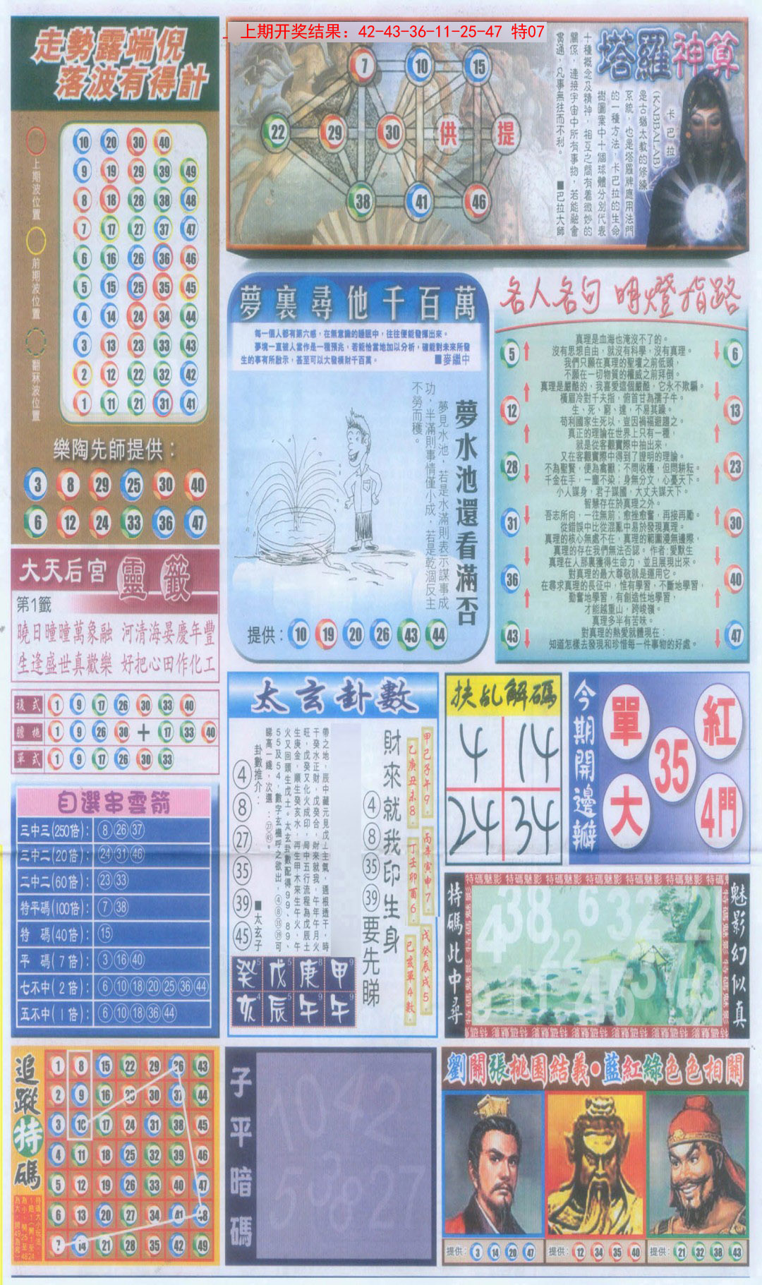 2025014期新报跑狗-2(背面)