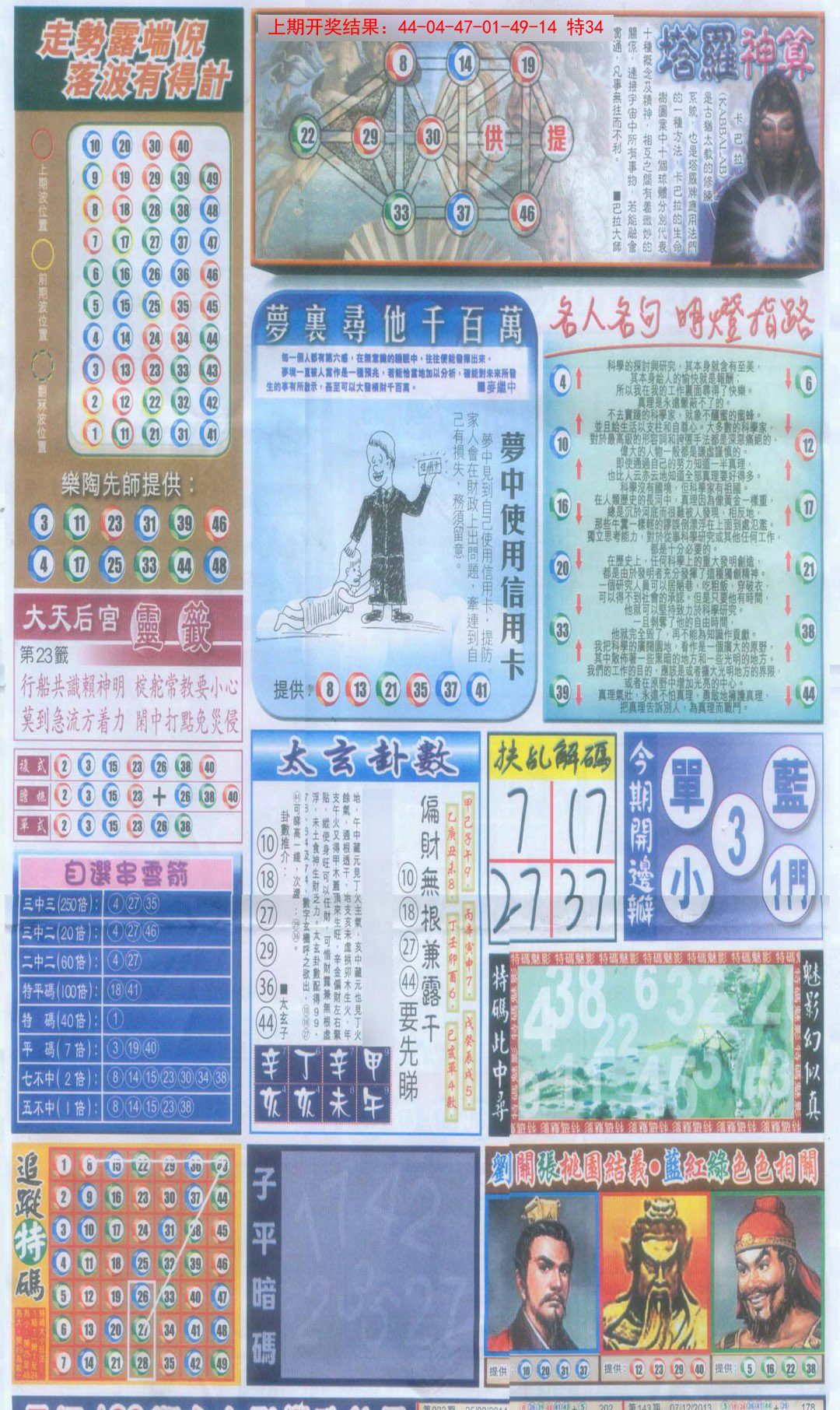 2025021期新报跑狗-2(背面)