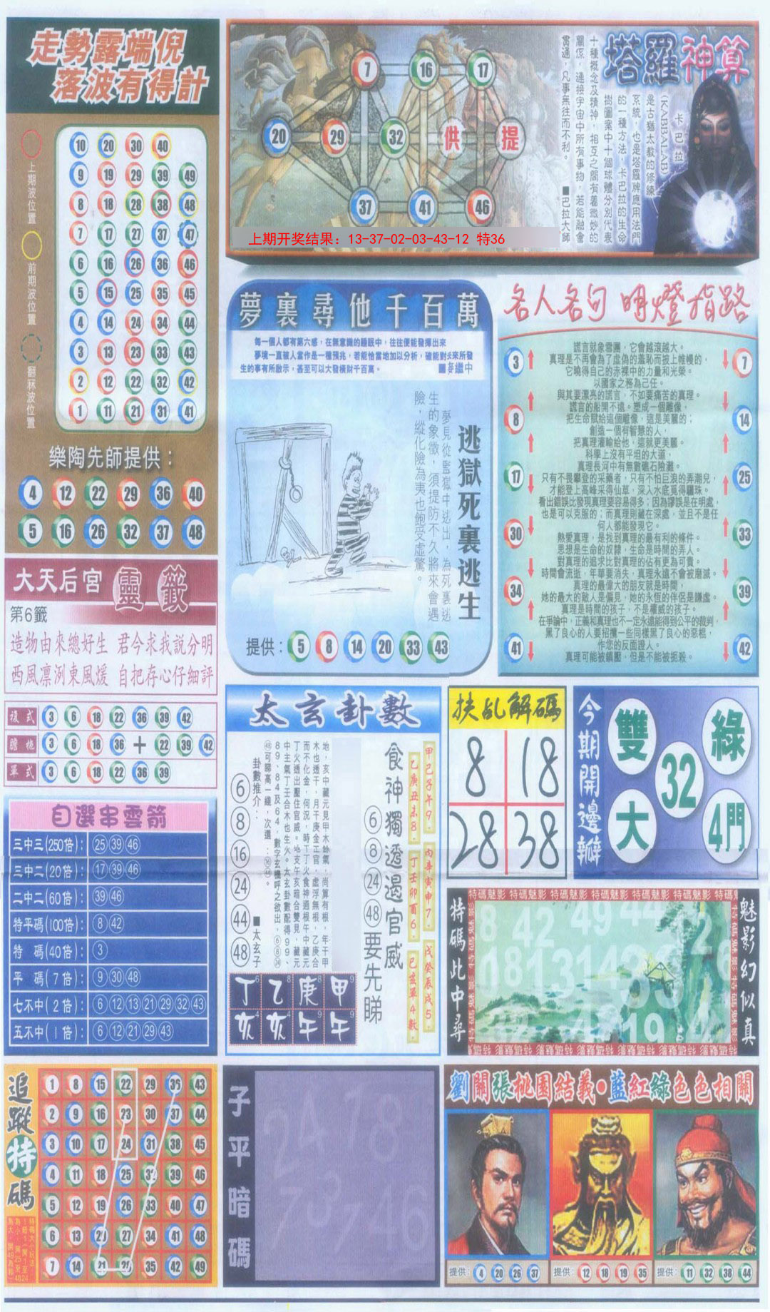 2025016期新报跑狗-2(背面)