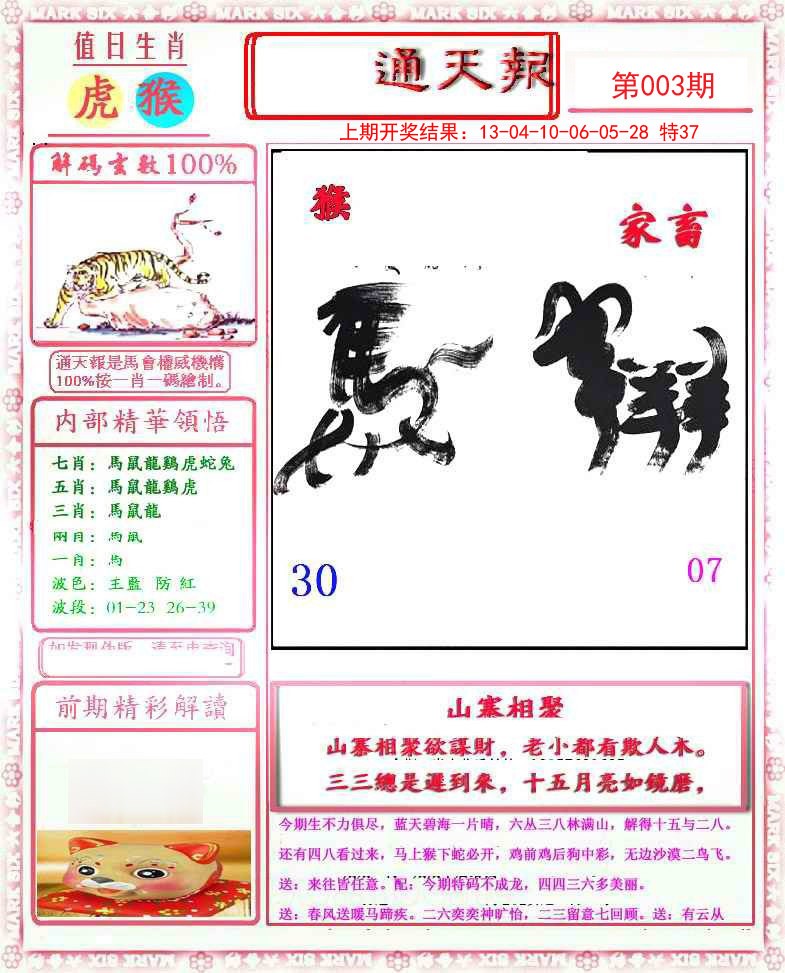 2025003期小喜通天报