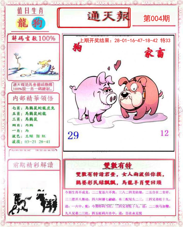 2025004期小喜通天报