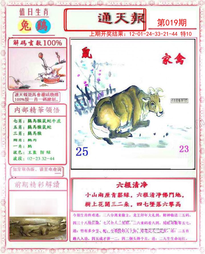 2025019期小喜通天报