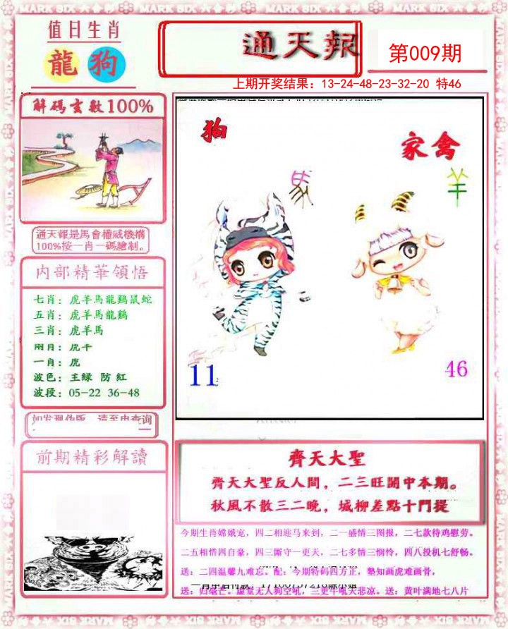 2025009期小喜通天报