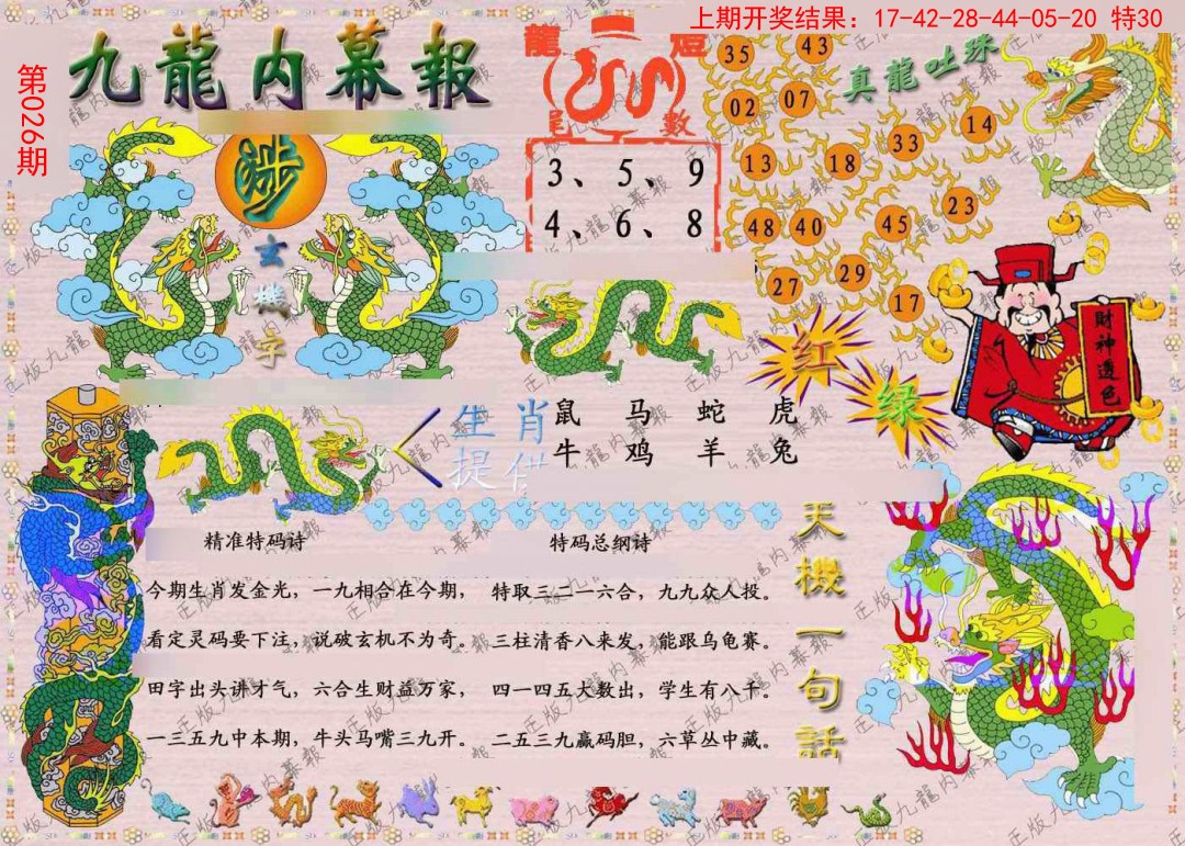 2025026期正版九龙内幕报