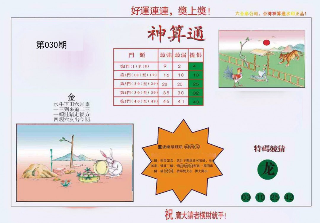 2025030期4-台湾神算