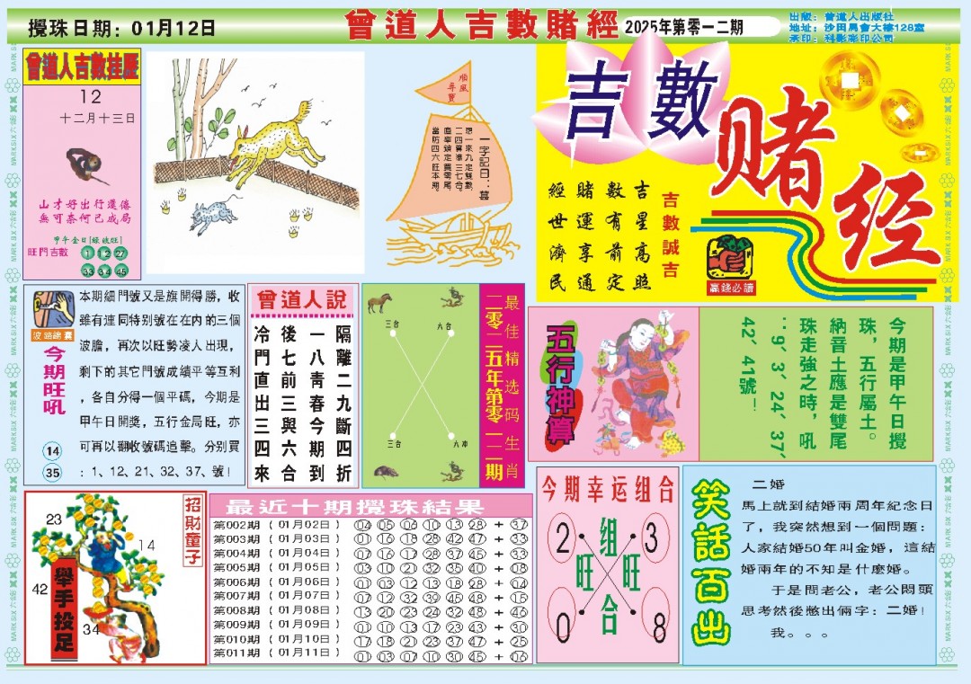 2025012期吉数赌经A