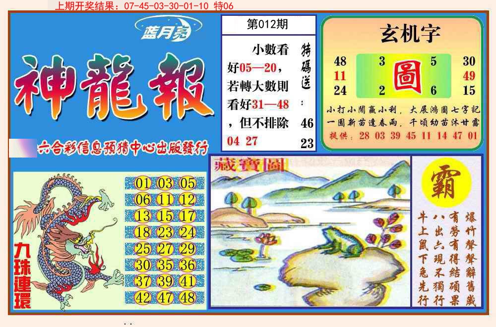 2025012期神龙报