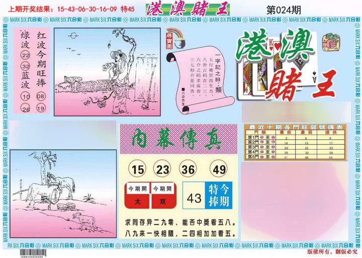 2025024期港澳赌王A