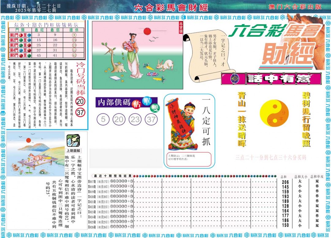 2025027期马会财经A