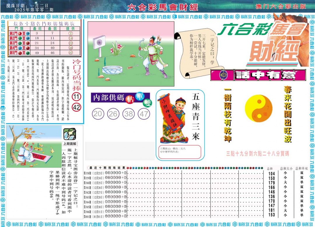 2025002期马会财经A