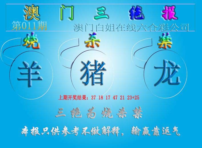 2025011期三绝报（新版）