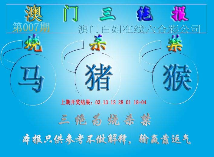 2025007期三绝报（新版）