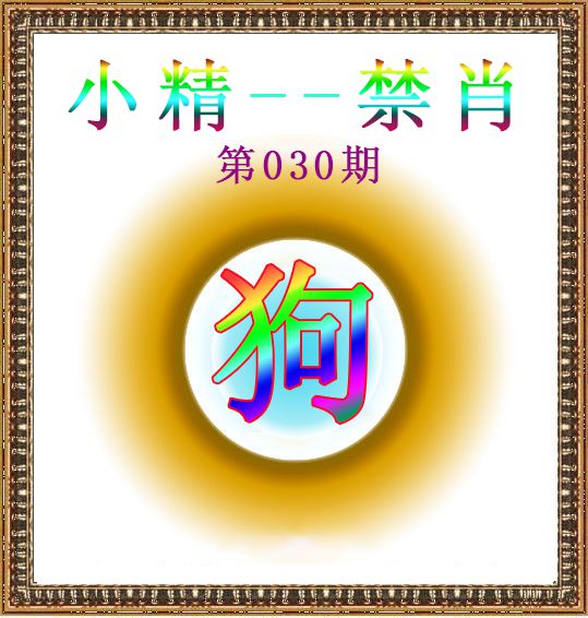 2025030期小精禁肖