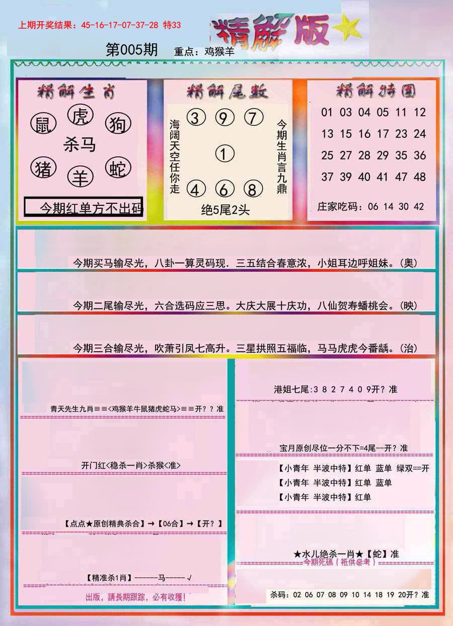2025005期精解版