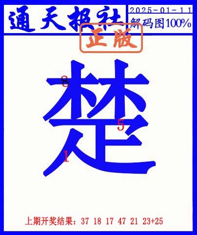 2025011期另解码图