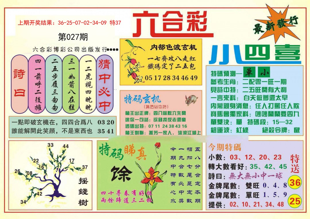 2025027期小四喜