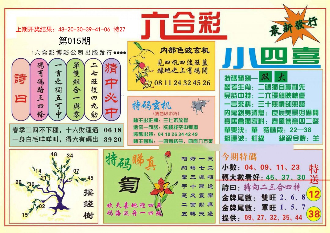 2025015期小四喜