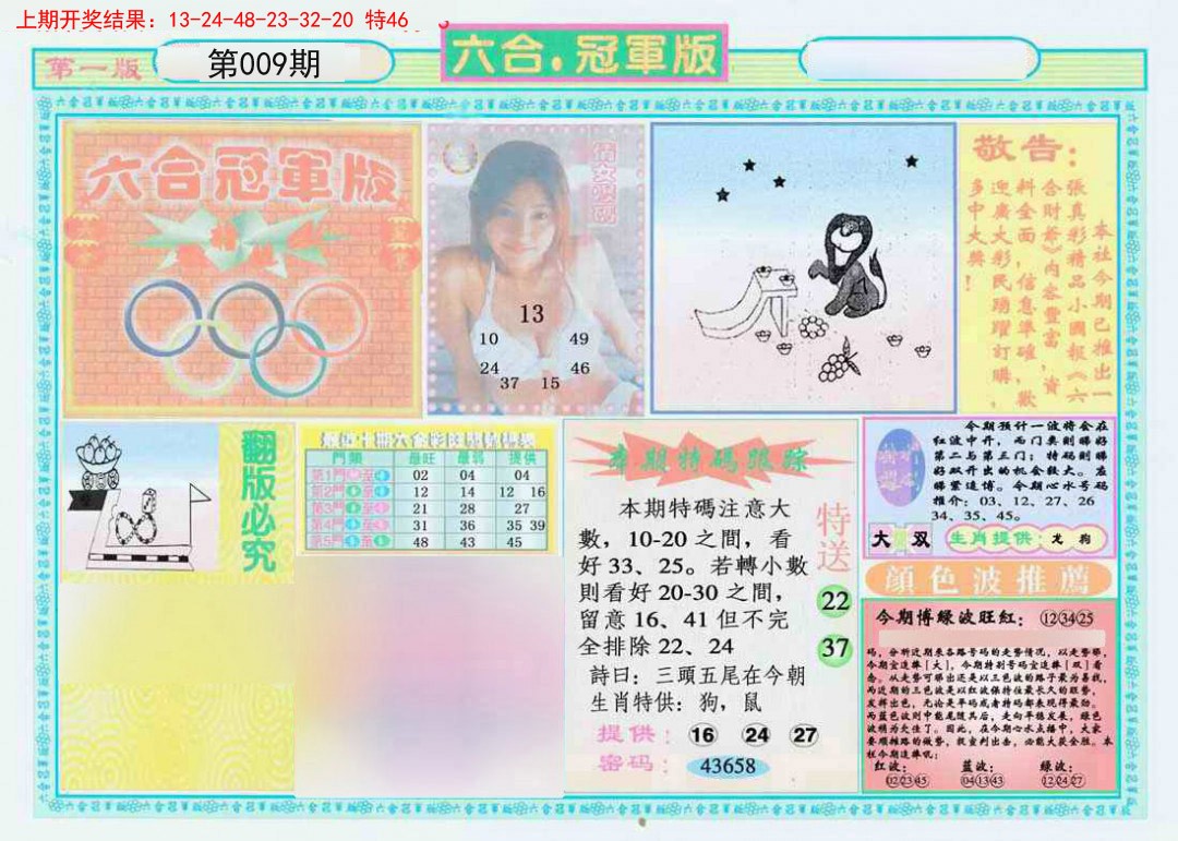 2025009期六合冠军版A