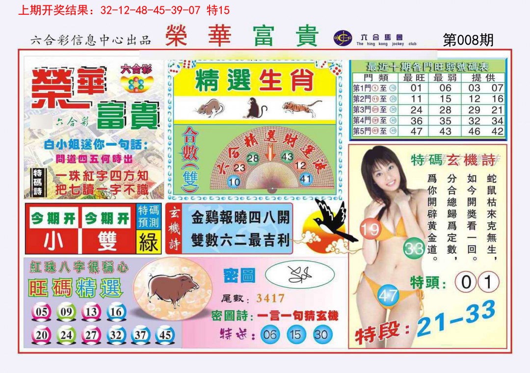 2025008期荣华富贵
