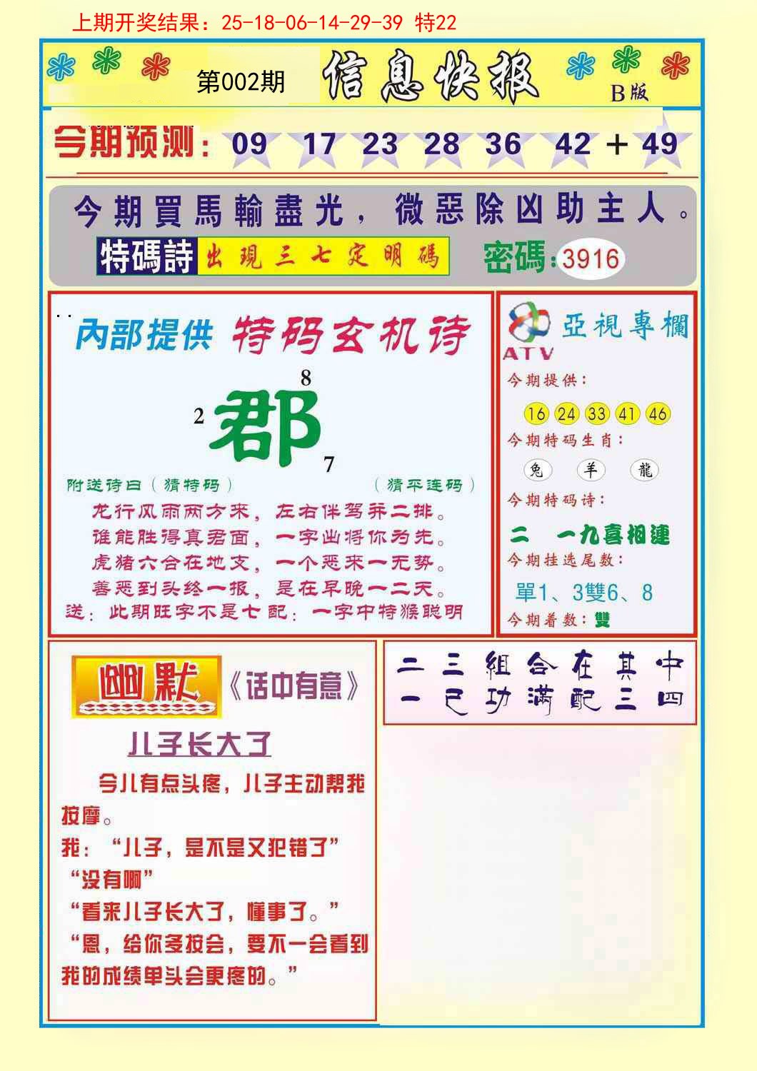 2025002期信息快报B