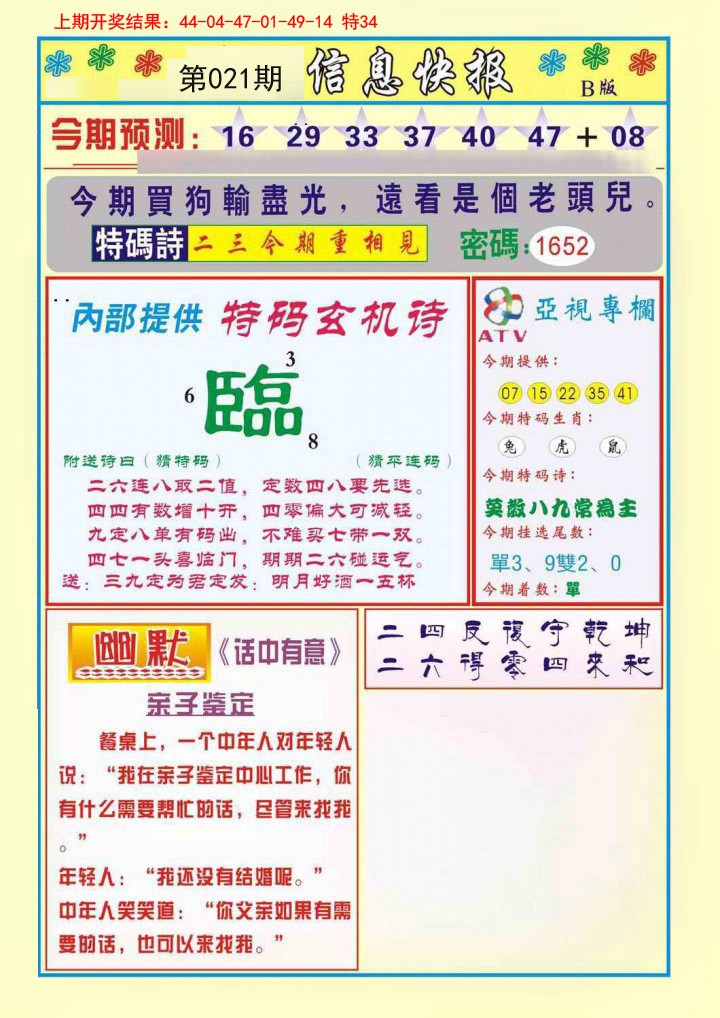 2025021期信息快报B