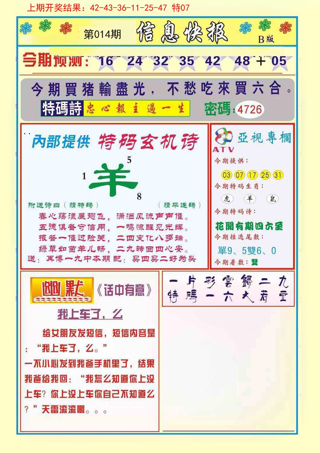 2025014期信息快报B