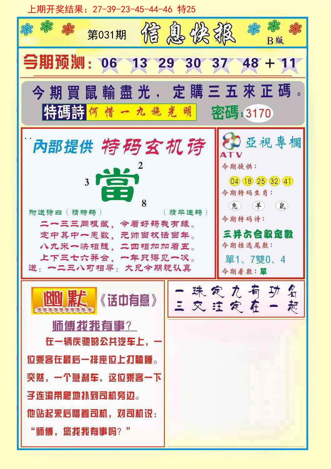 2025031期信息快报B