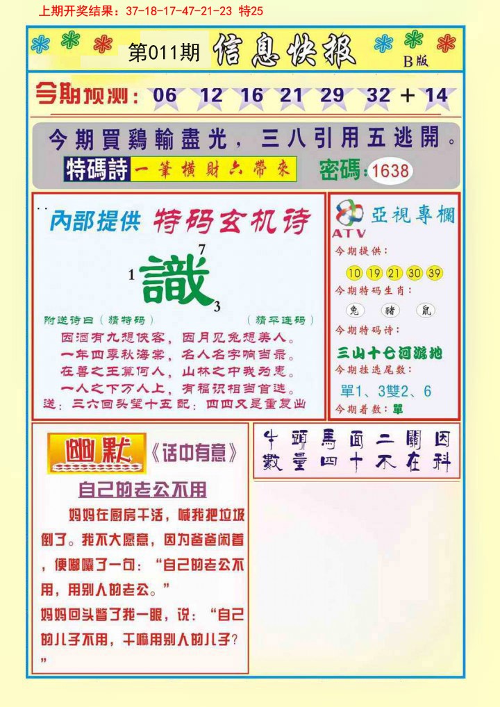 2025011期信息快报B