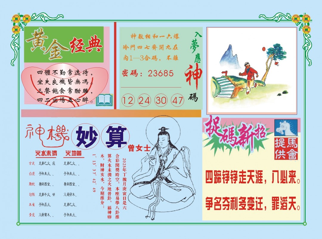 2025021期老版曾女士B