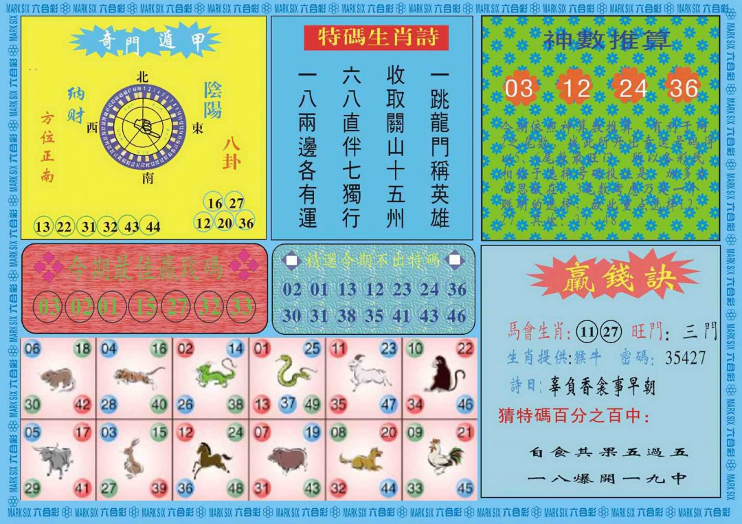 2025030期黄大仙灵码B
