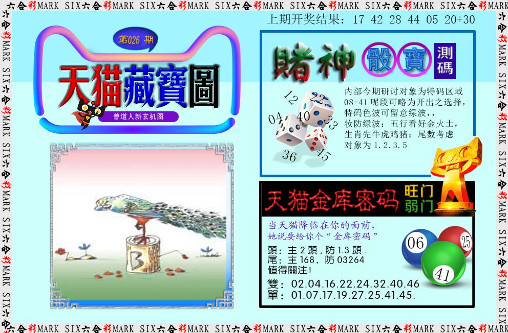 2025026期天猫藏宝图