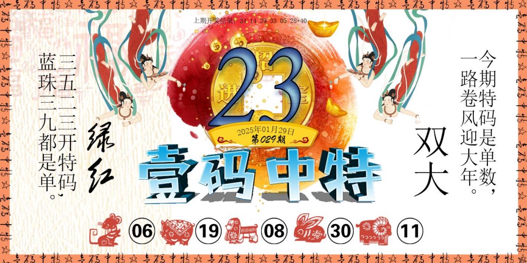 2025029期壹码中特